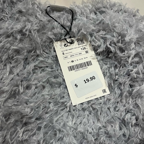 Zara Tops Zara Fuzzy Top Poshmark